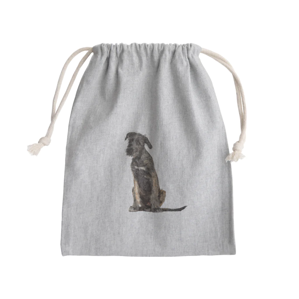 【CPPAS】Custom Pet Portrait Art Studioのクールなアイリッシュウルフハウンドドッグ Mini Drawstring Bag