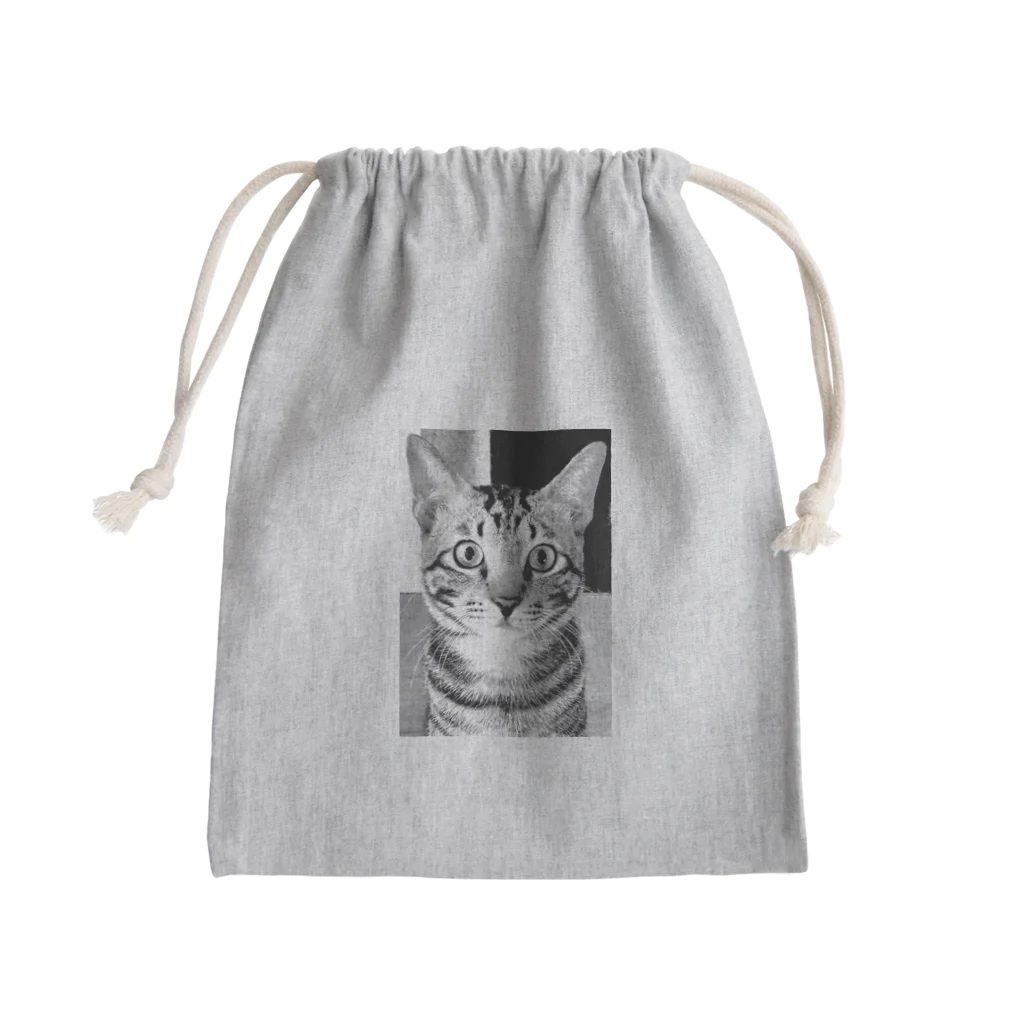 マフィア猫アイテムのマフィア猫アイテム　シリーズ　ハスキーの子分2ロキのアイテム Mini Drawstring Bag