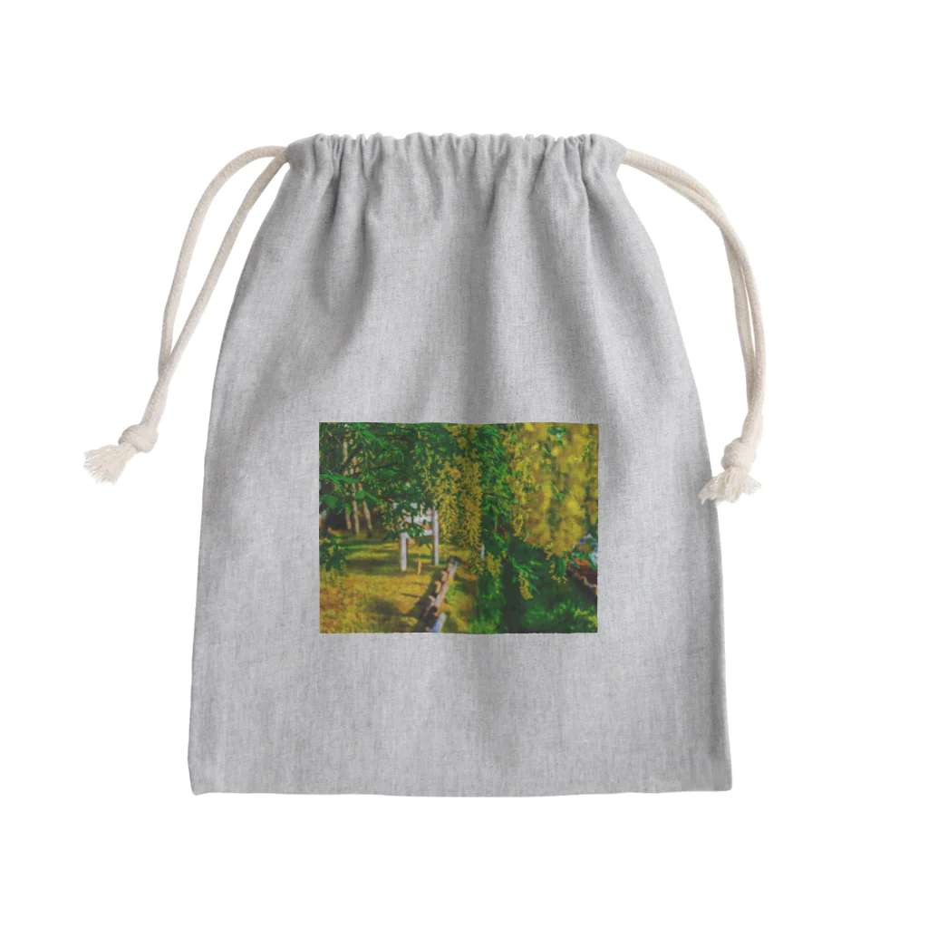 HANA-STUDIOのキングサリ Mini Drawstring Bag