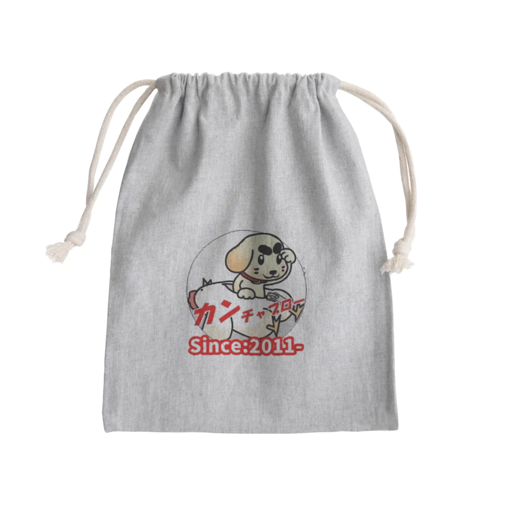 ちゃぶろーshopのこんにちは、カンちゃぶろーです。 Mini Drawstring Bag