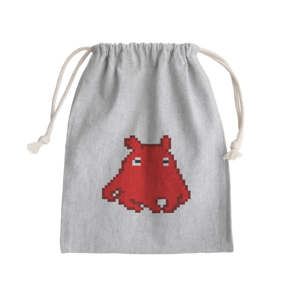 LalaHangeulのメンダコさんドットバージョン Mini Drawstring Bag