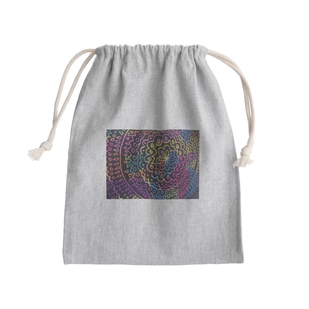 たまちゃんのぐるぐる宇宙アートのたまちゃんのぐるぐる宇宙アート Mini Drawstring Bag