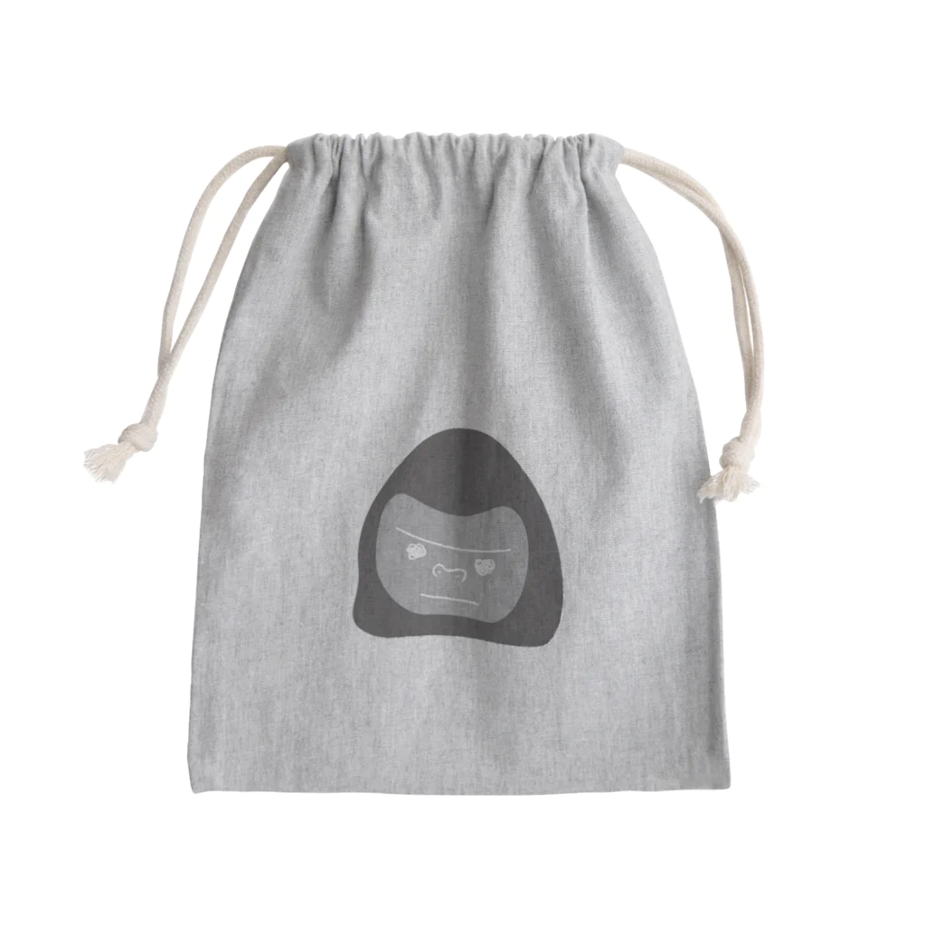 にじごりらさんのにじじゃないごりらさん Mini Drawstring Bag