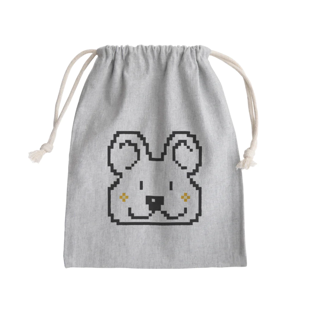 DayaKayaのにっこりくまくん Mini Drawstring Bag