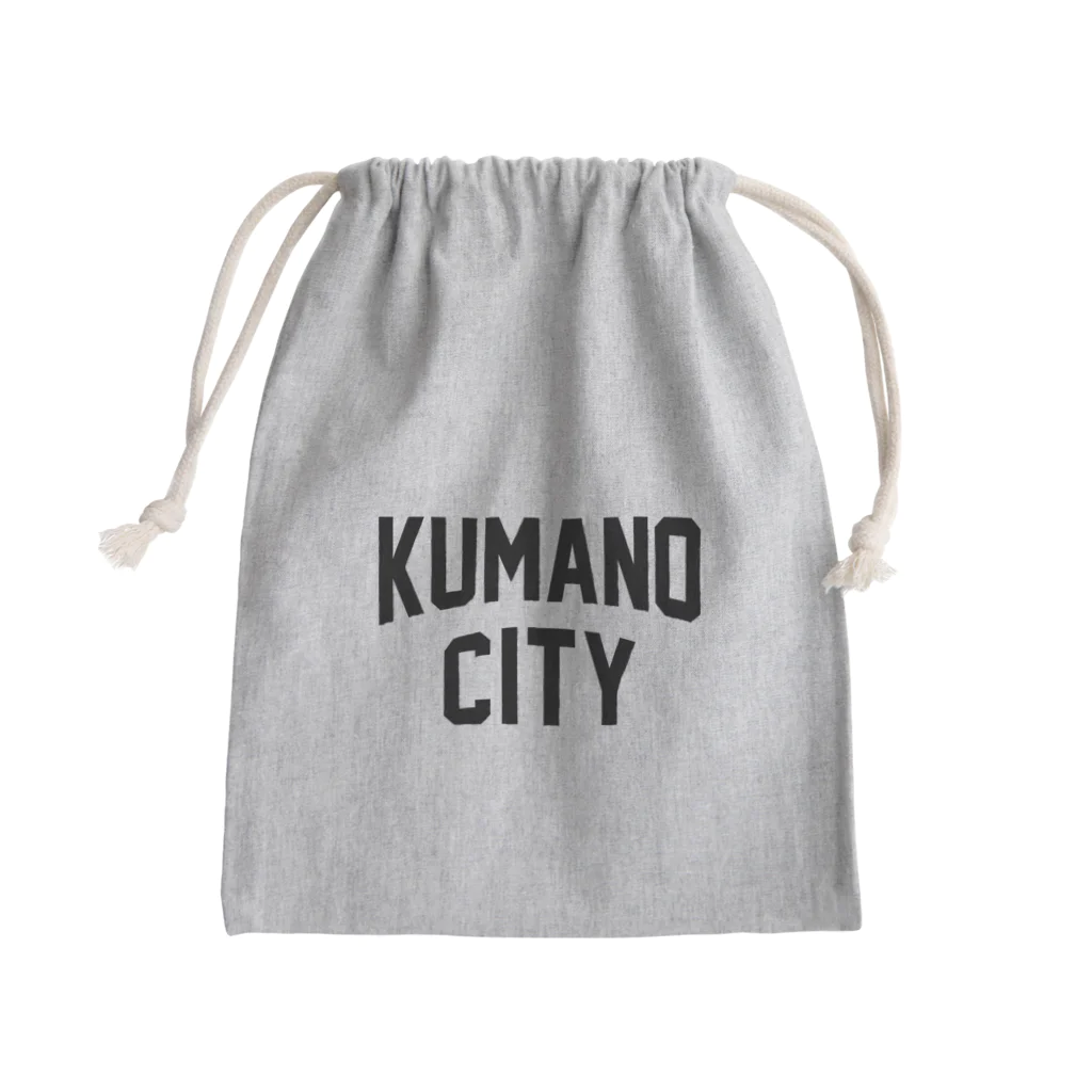 JIMOTOE Wear Local Japanの熊野市 KUMANO CITY Mini Drawstring Bag