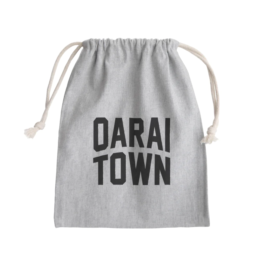 JIMOTOE Wear Local Japanの大洗町 OARAI TOWN Mini Drawstring Bag