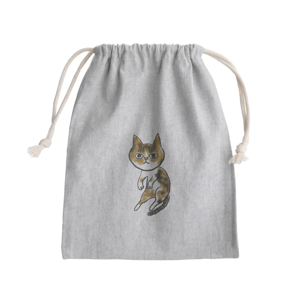 ニャンコ一族のかわいいさち Mini Drawstring Bag