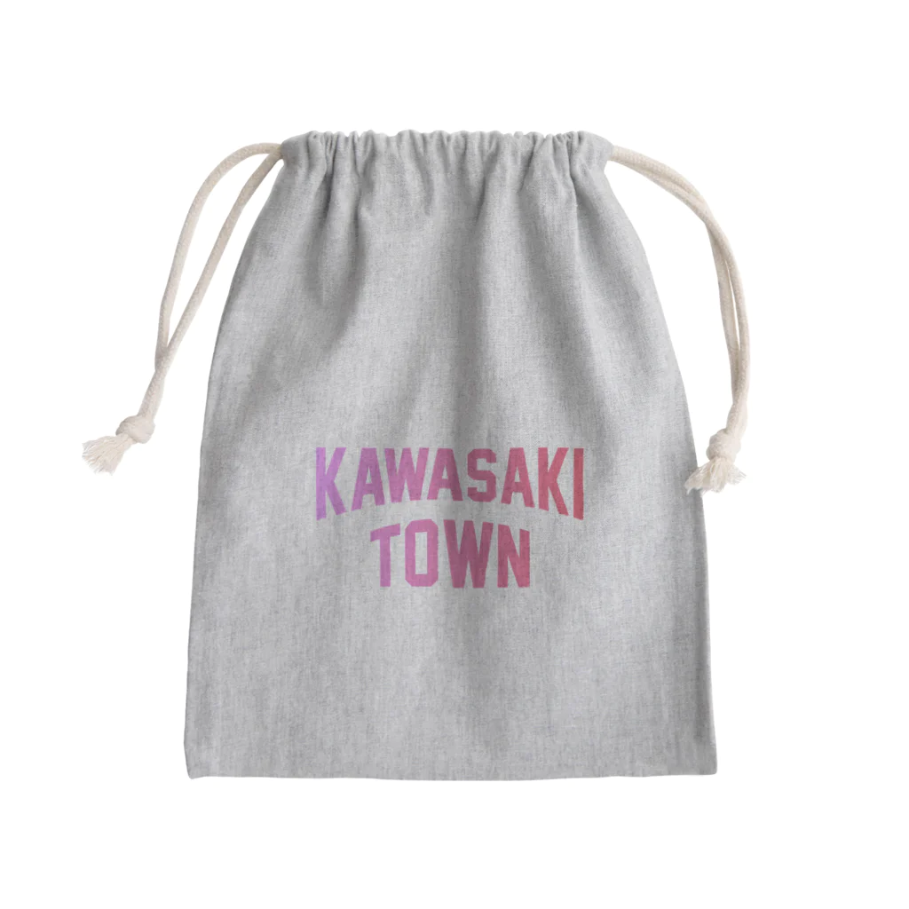 JIMOTOE Wear Local Japanの川崎町 KAWASAKI TOWN Mini Drawstring Bag