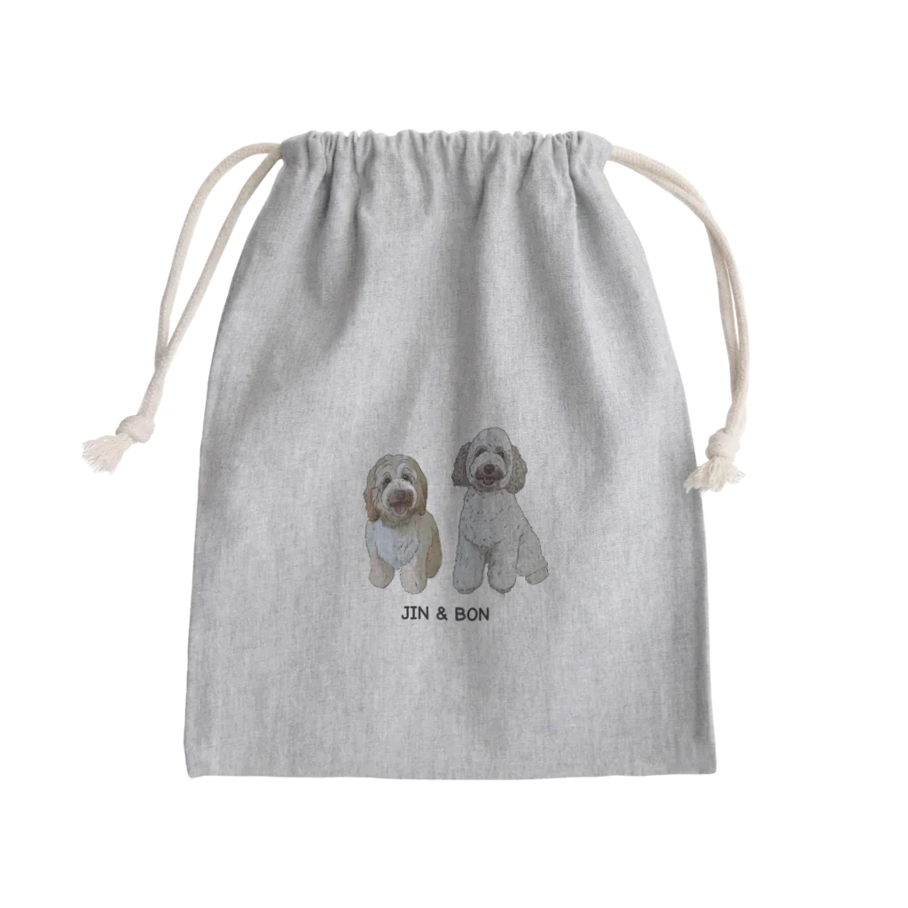 ねこむすめショップのJIN & BON Mini Drawstring Bag