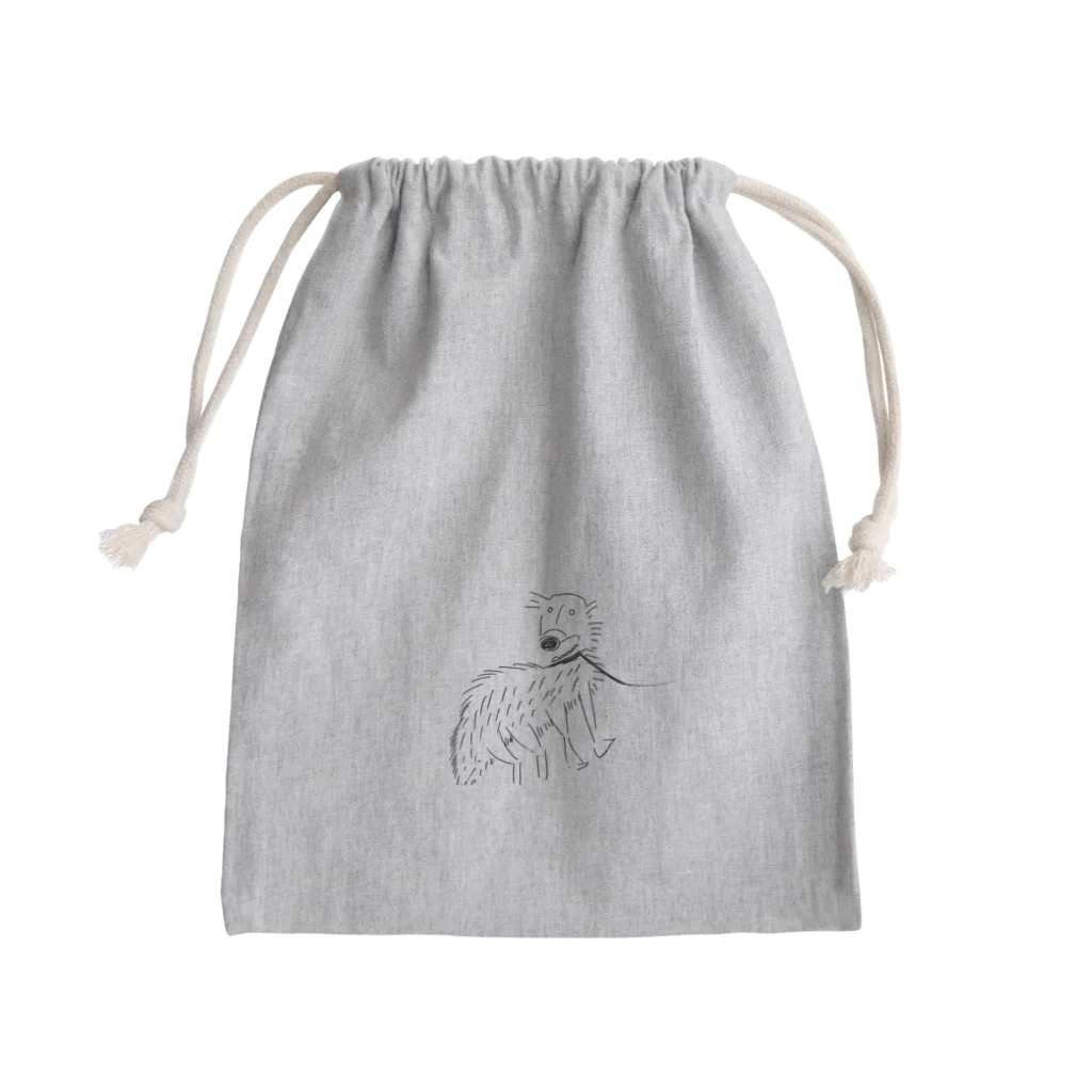 3iPad 1HUAWEIのボルゾイ（★背景なし） Mini Drawstring Bag