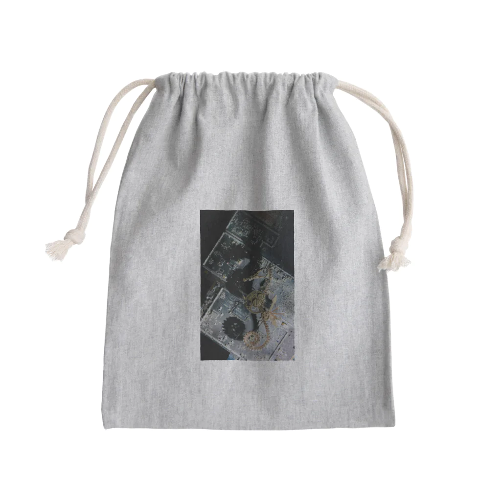 みぃ@新械生物の新械生物タツノオトシゴ2 Mini Drawstring Bag