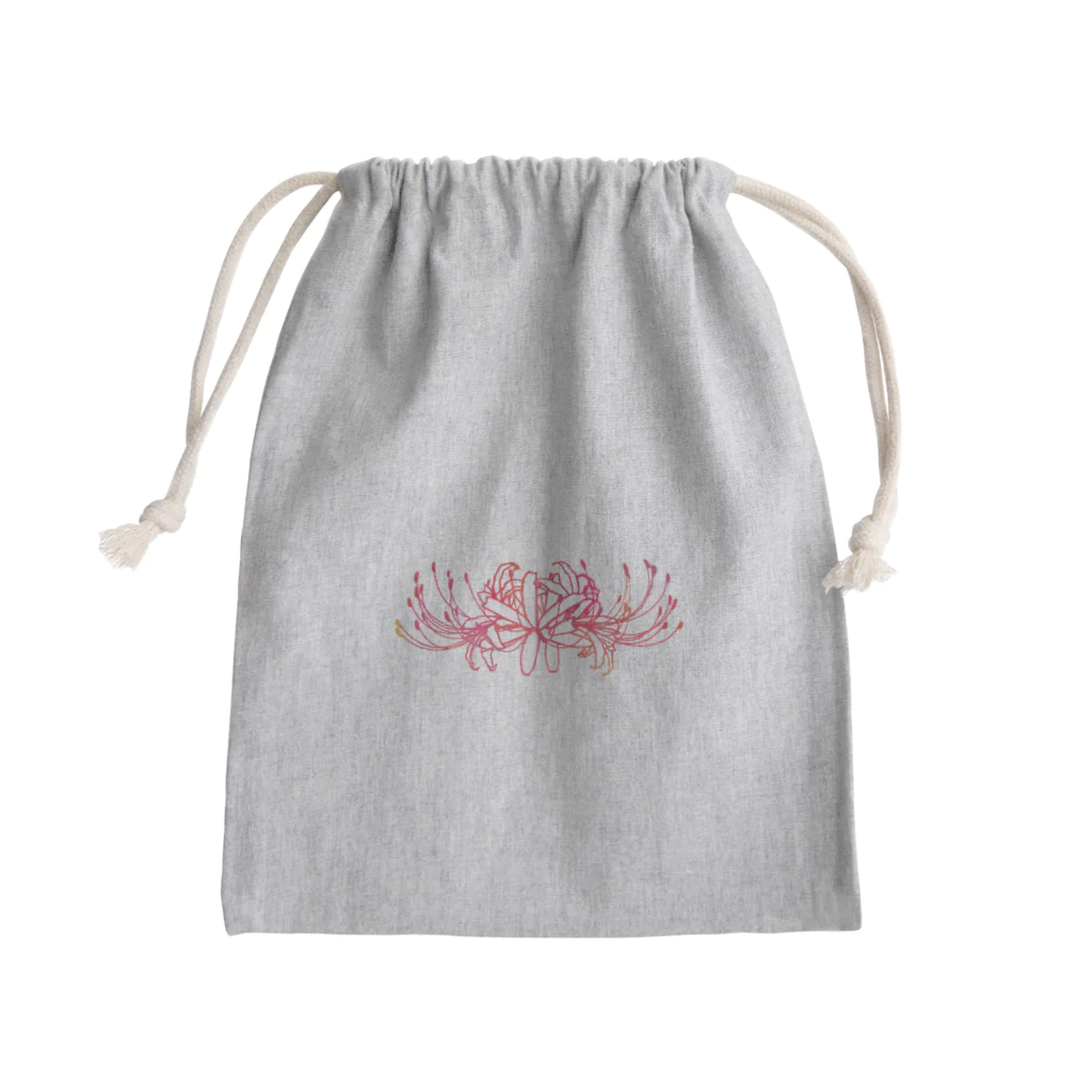 綾錦工房 りこりすの曼珠沙華 【黄昏】 Mini Drawstring Bag