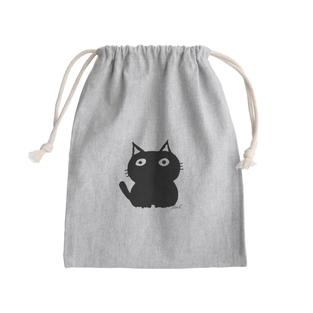 MIe-styleのくろにゃん Mini Drawstring Bag