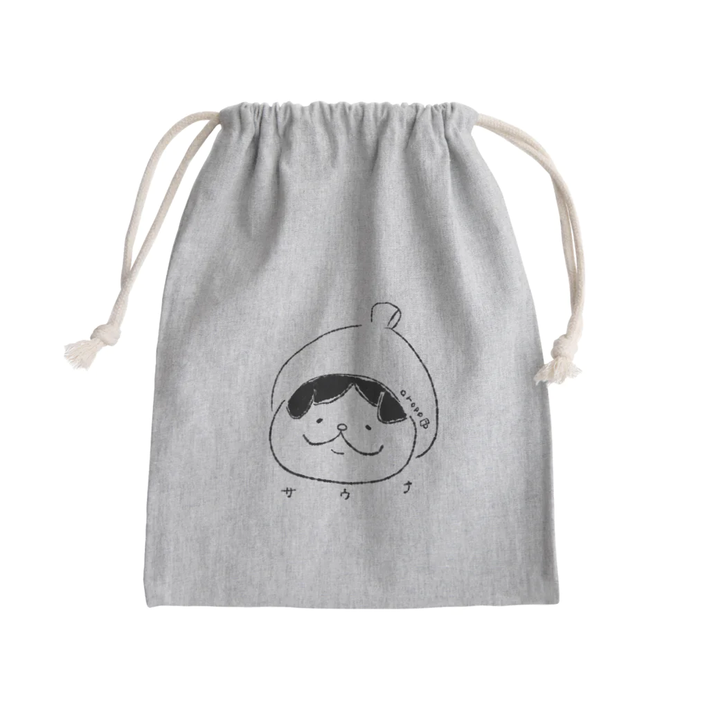 ねこの森雑貨店(SUZURI店)のサウナハット Mini Drawstring Bag