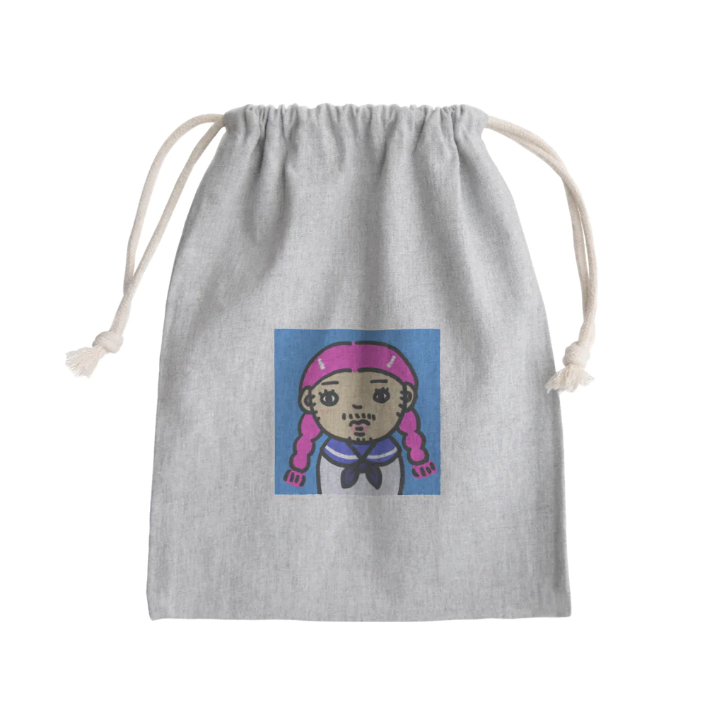 みよしのハッピーピンク♡セーラーおじさん Mini Drawstring Bag