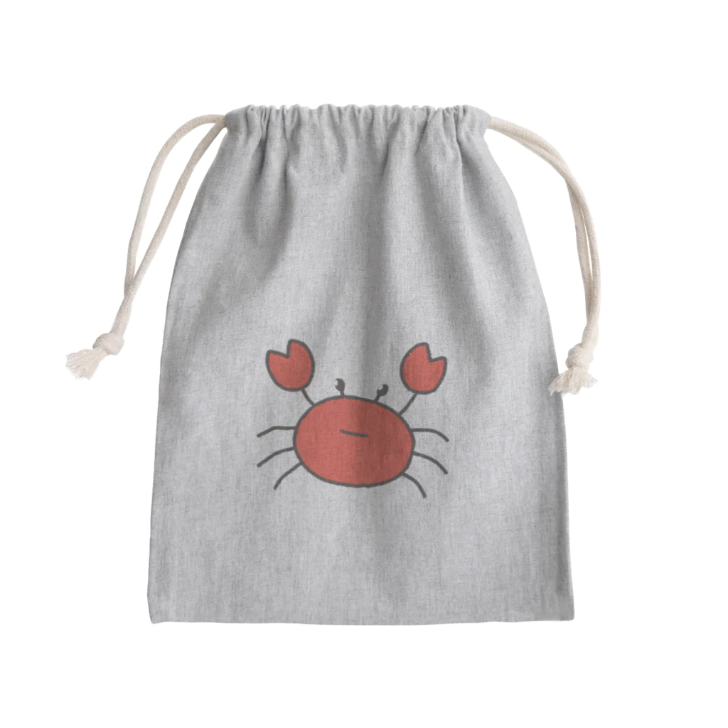 こもれびのビッグかにさん Mini Drawstring Bag