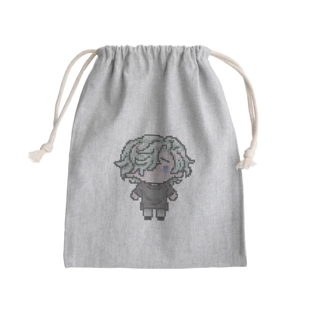 仄時チコのドット絵チーシャくん　2023年美少年展 Mini Drawstring Bag