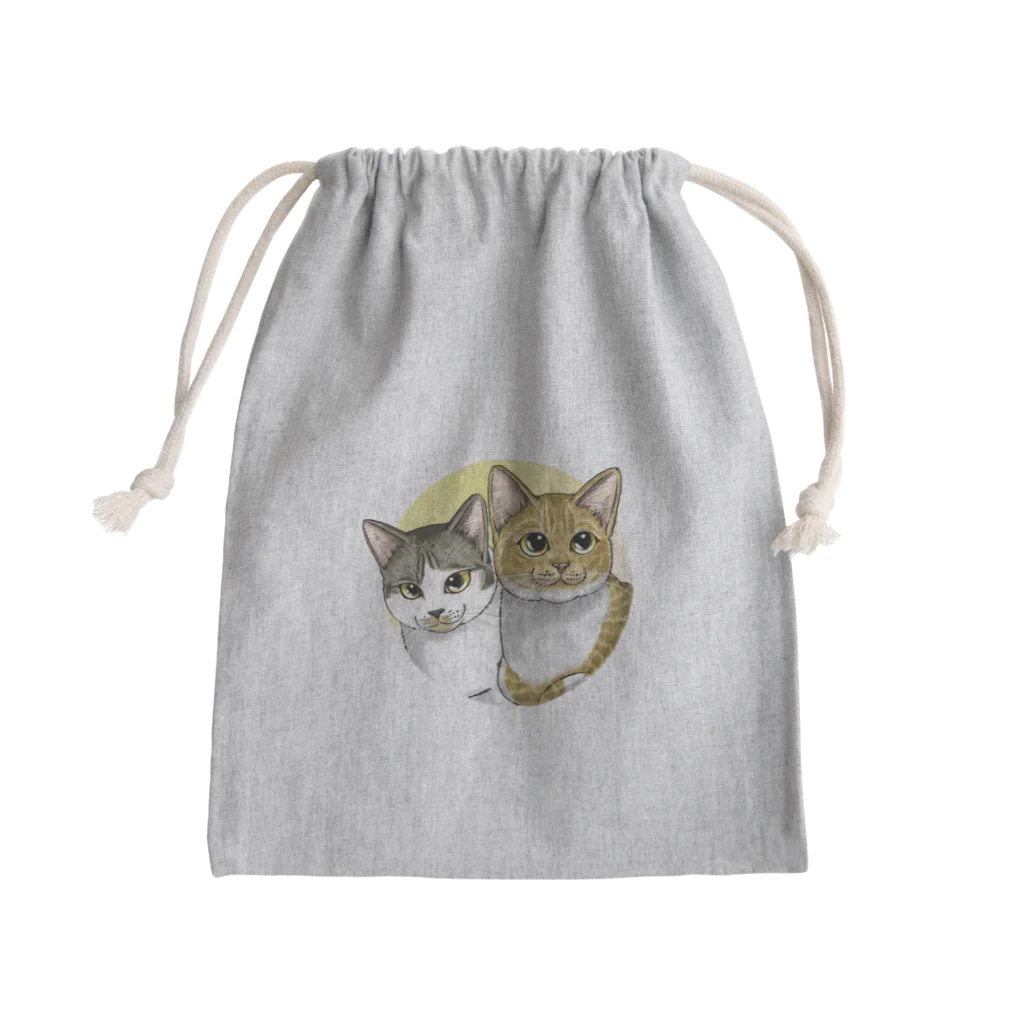 縁-yukari-の琥珀とみかん Mini Drawstring Bag