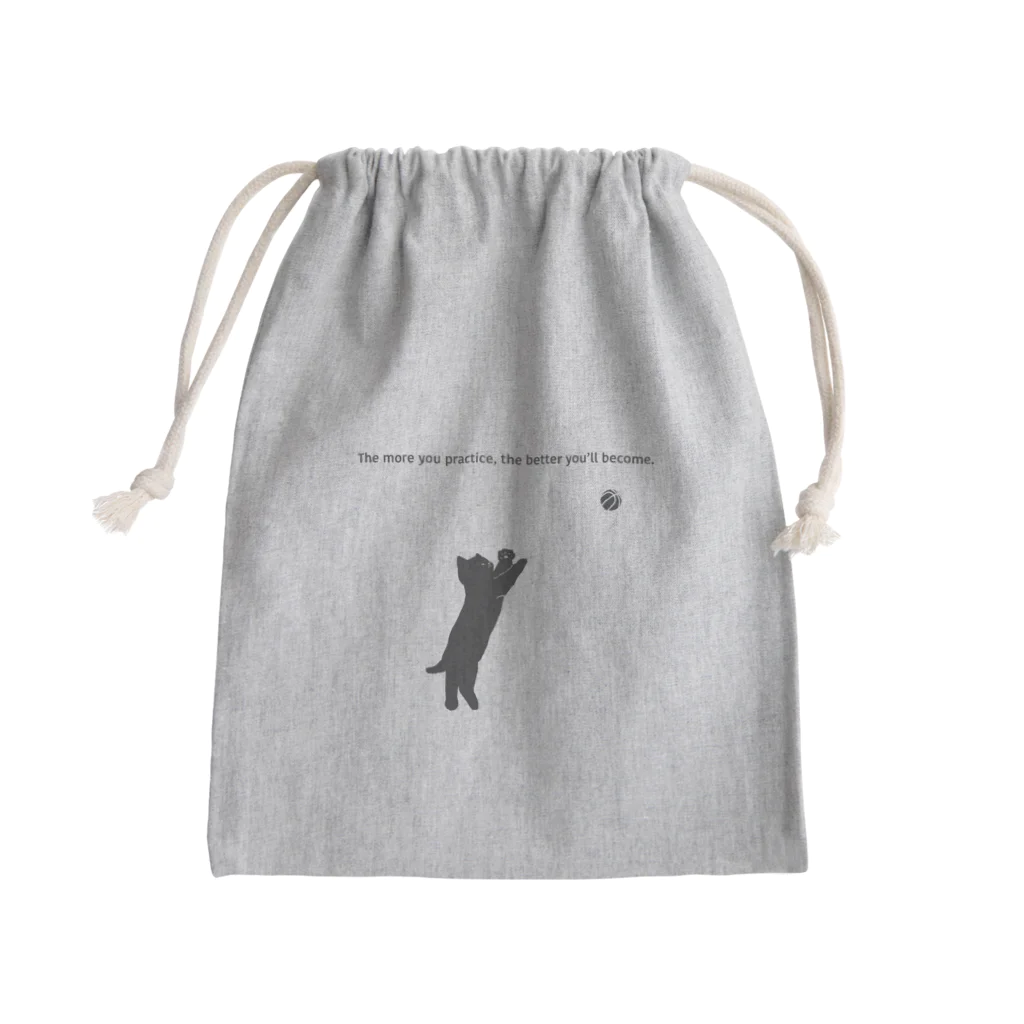 kiki25のバスケットボール選手(黒ねこ) 1 Mini Drawstring Bag