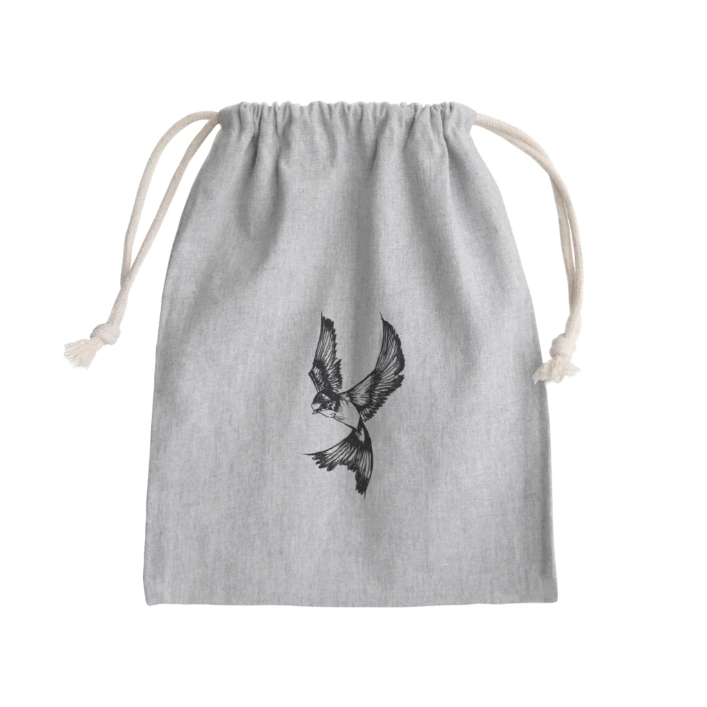 iiiuanmrnの雀 Mini Drawstring Bag