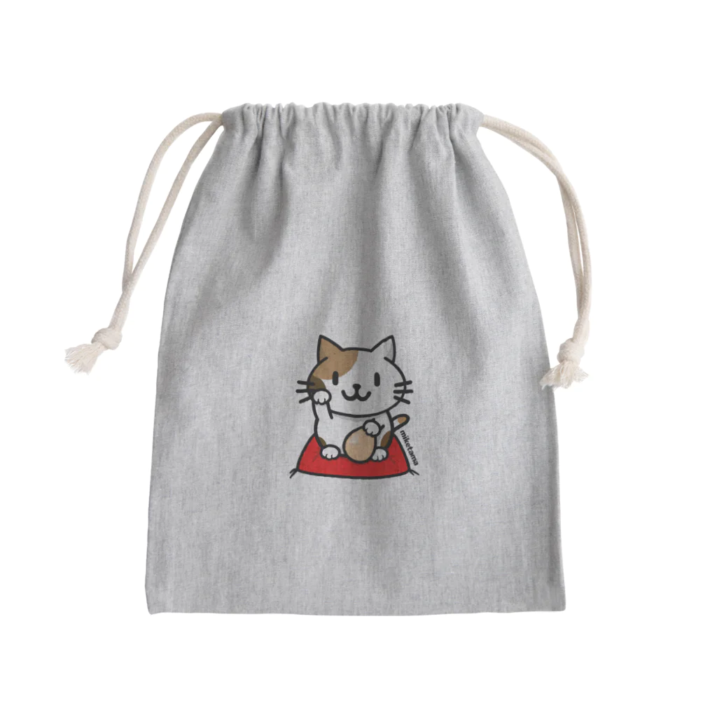 ミケタマのmanekineko Mini Drawstring Bag