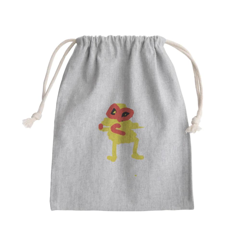 さくちゃんのおみせのぴちょかん Mini Drawstring Bag