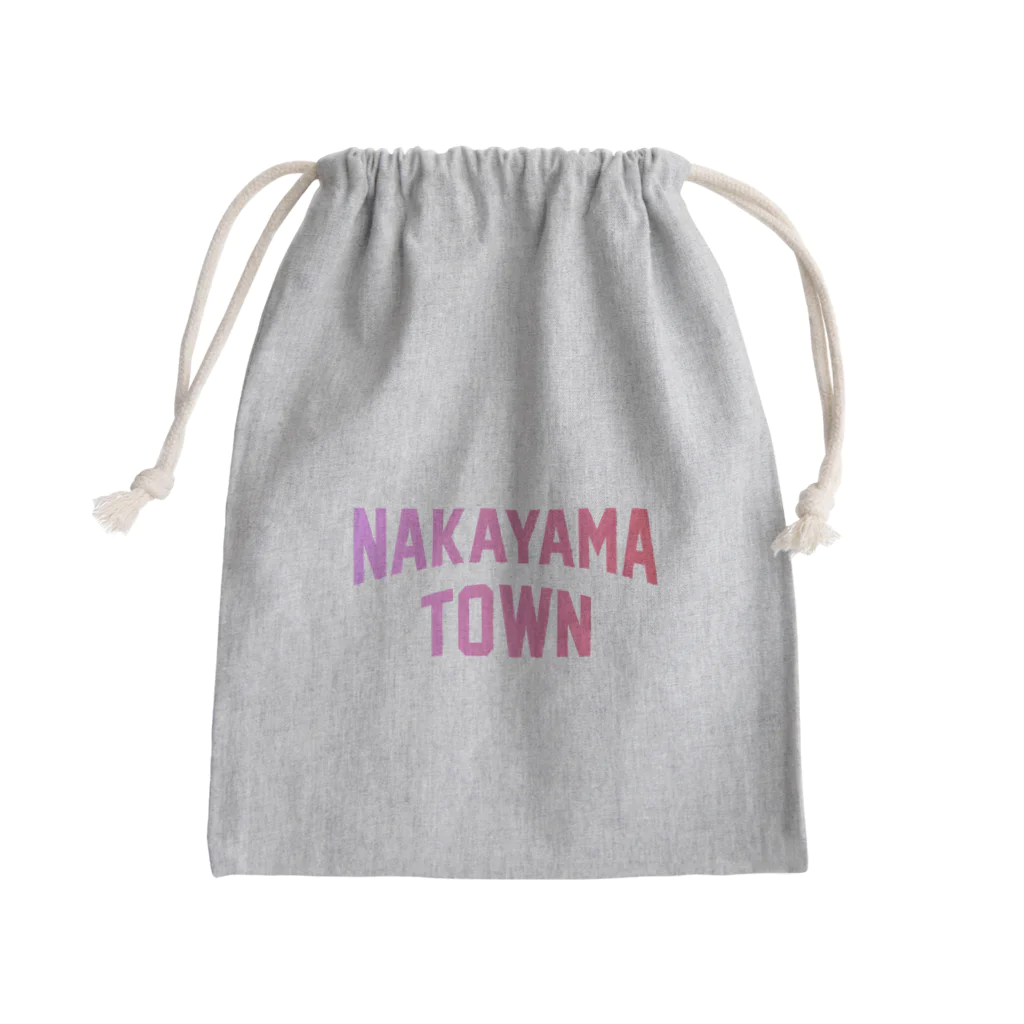 JIMOTOE Wear Local Japanの中山町 NAKAYAMA TOWN  Mini Drawstring Bag