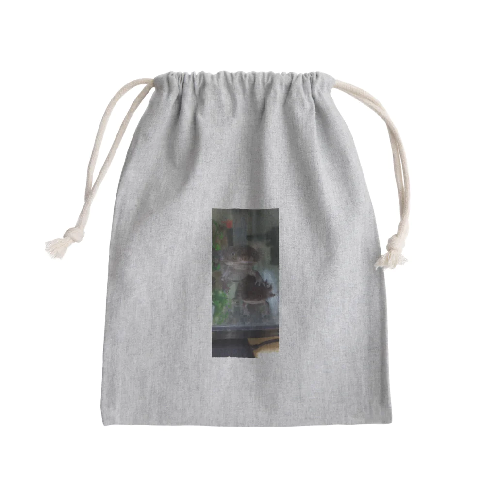 sorasora-のウーパールーパー　仲良しコンビ Mini Drawstring Bag