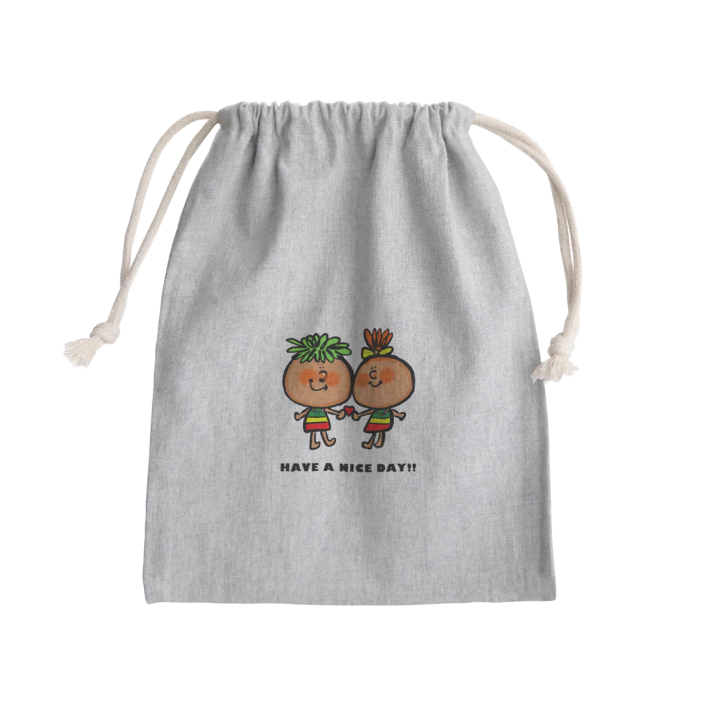おえかきやの🟢🟥🟡 Mini Drawstring Bag