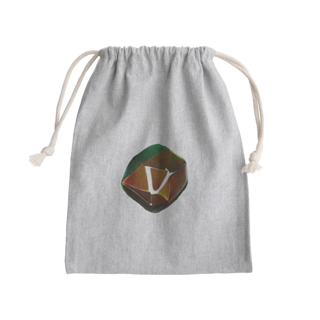 villonのチョコレート　多面体　ワンポイント　シンプル Mini Drawstring Bag