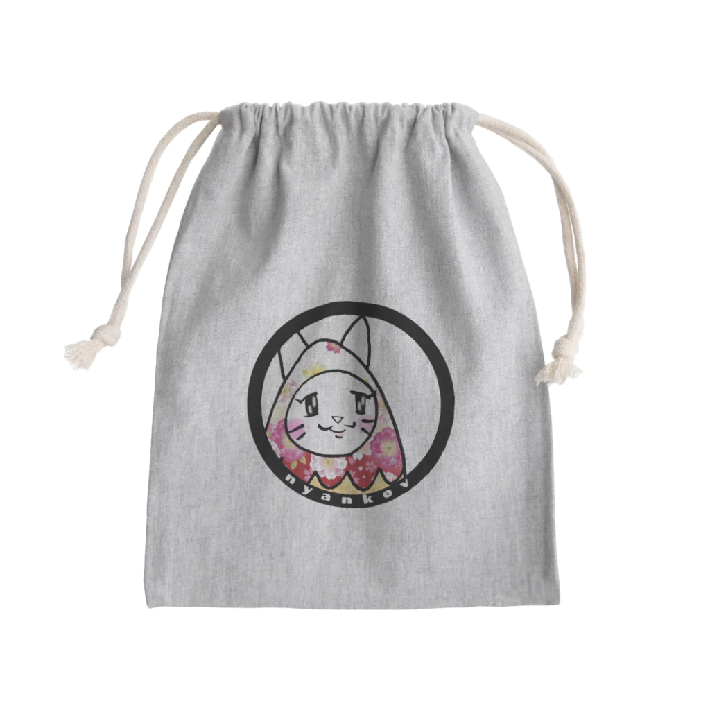 ニャンコフのニャンコフ-TKMK Mini Drawstring Bag