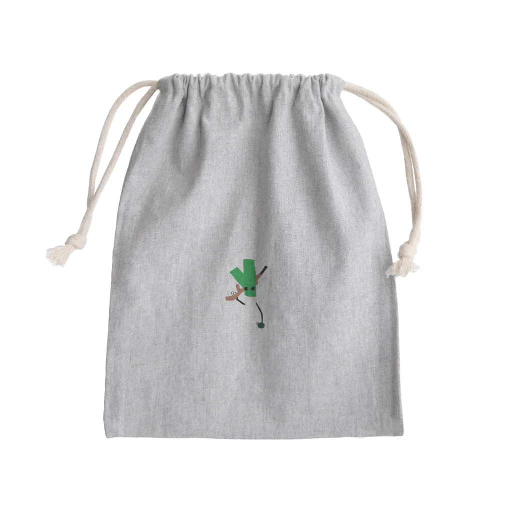 カメールのネギロール　（バンガロール×長ねぎ） Mini Drawstring Bag