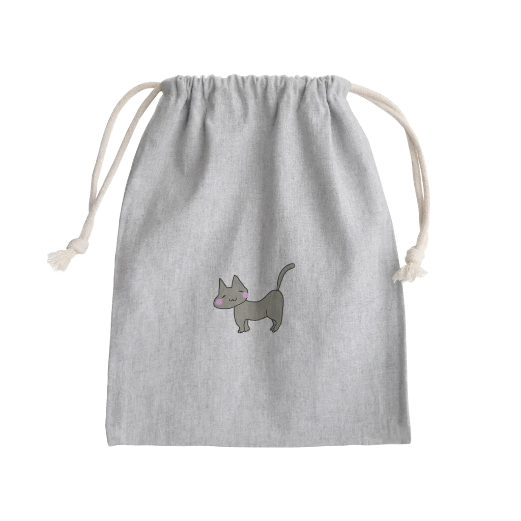 もたっざの猫 Mini Drawstring Bag