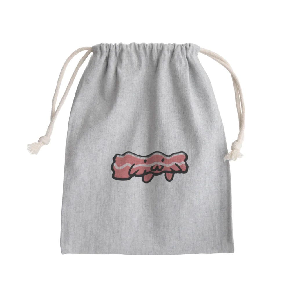 WWB（World Wide Bacons）伝説のべーこんの伝説のべーこん Mini Drawstring Bag