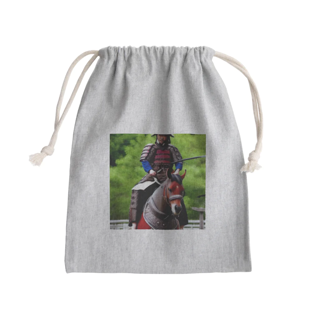 ミラくまの鎧を着た侍 Mini Drawstring Bag