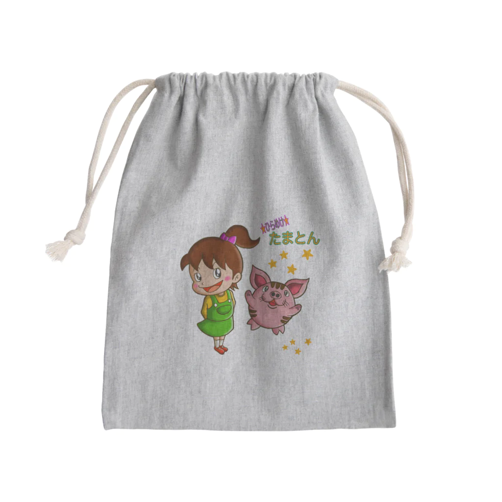 Siderunの館 B2の★ひらめけ★たまとん Mini Drawstring Bag