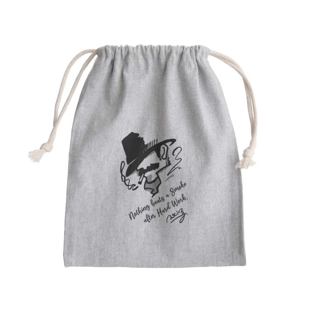 Andiamoの至福の一服 Mini Drawstring Bag