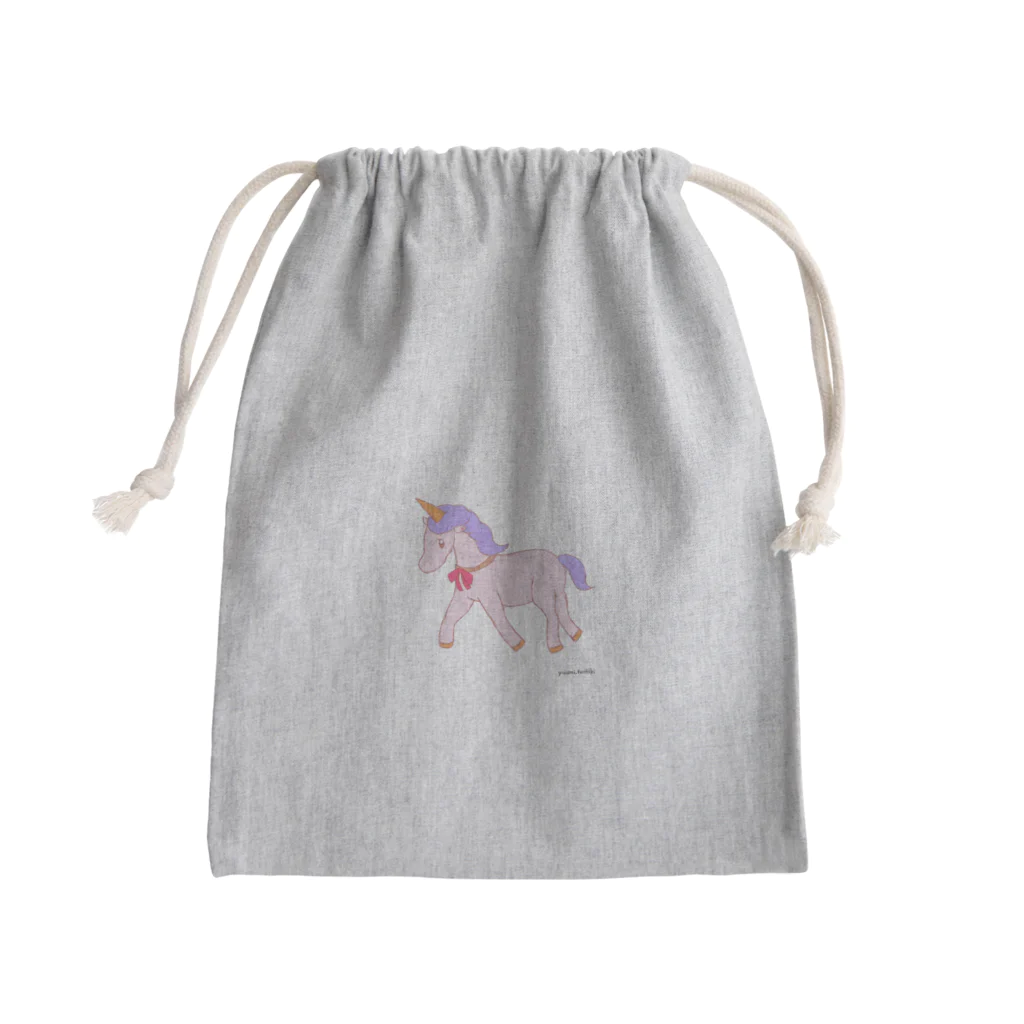 ゆみこーんしょっぷのゆみこーん（のーまる） Mini Drawstring Bag