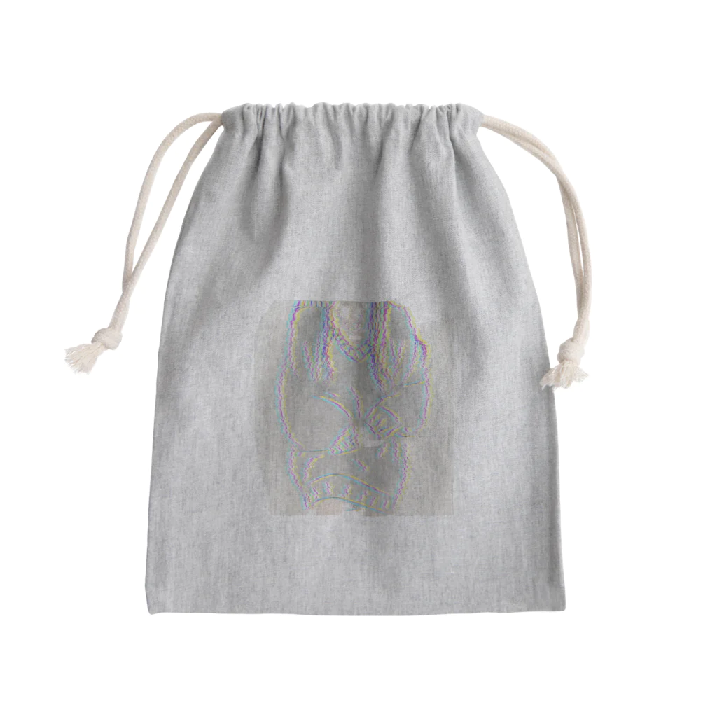 うきわさんのセーターっ子ちゃん Mini Drawstring Bag