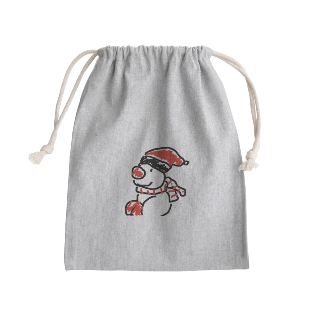 ＪＪmush mushのお座りケンジくん Mini Drawstring Bag