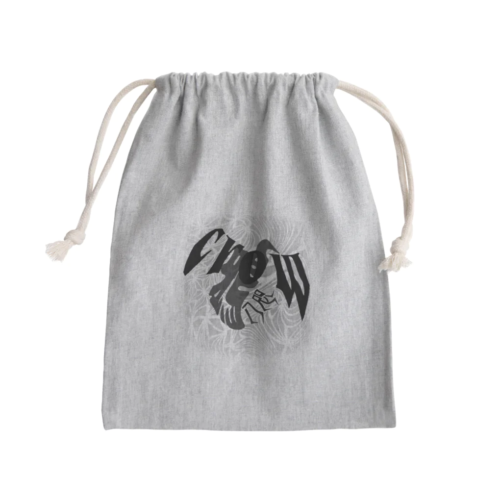 maccha47の八咫烏とCROW Mini Drawstring Bag