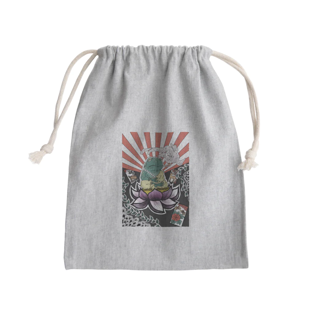 Gonta1059の蛙さん2 Mini Drawstring Bag