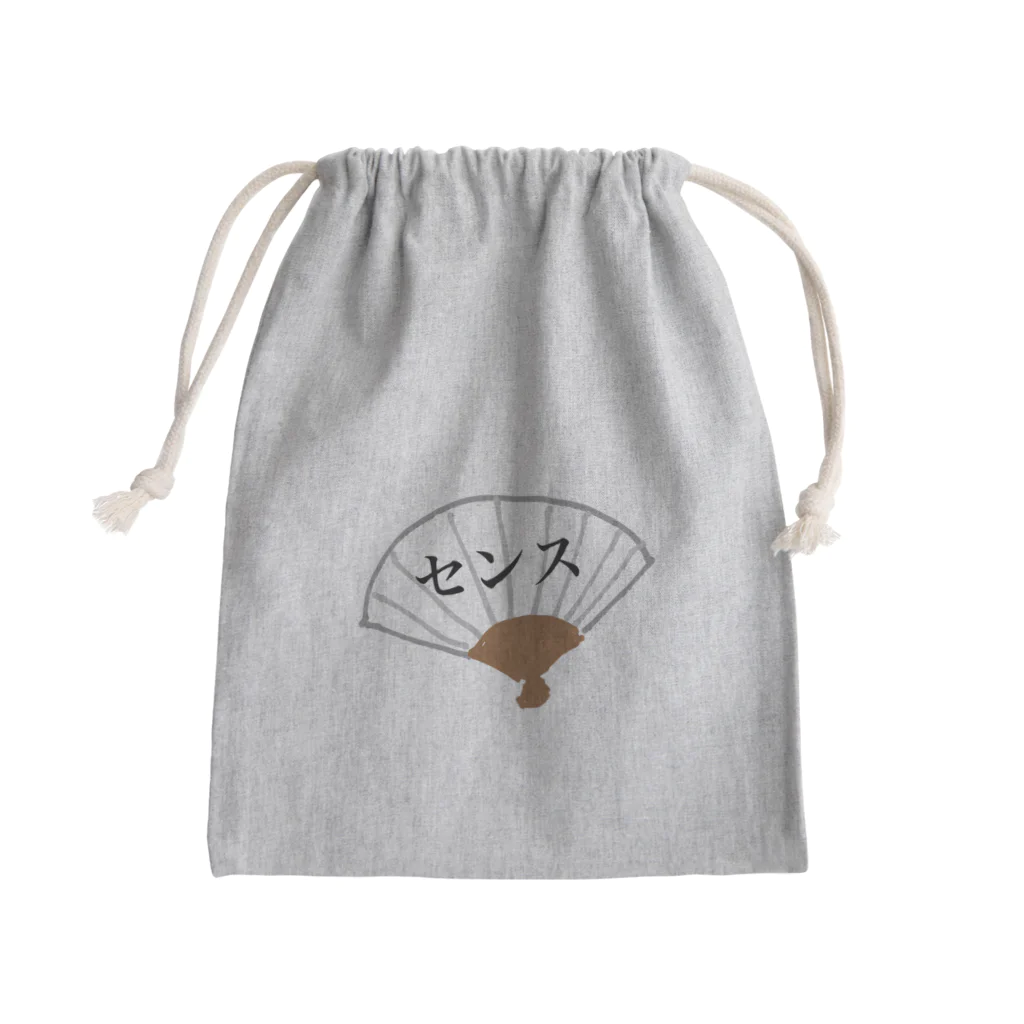 lemonpaiのセンスな扇子 Mini Drawstring Bag