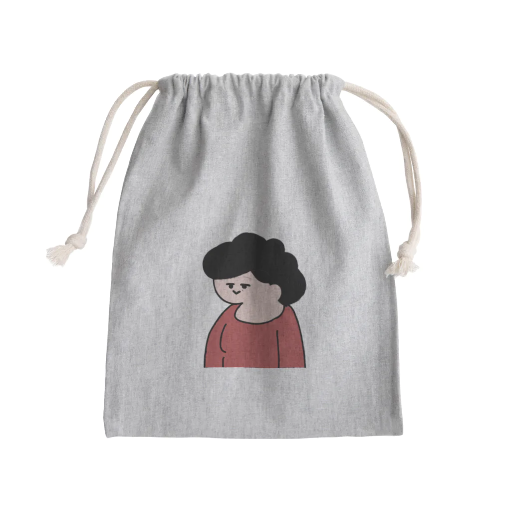 高菜ご飯のおかあちゃん Mini Drawstring Bag