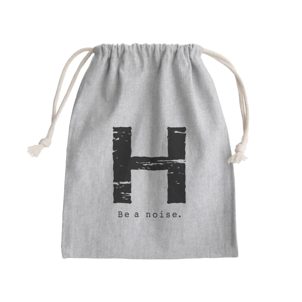 noisie_jpの【H】イニシャル × Be a noise. Mini Drawstring Bag