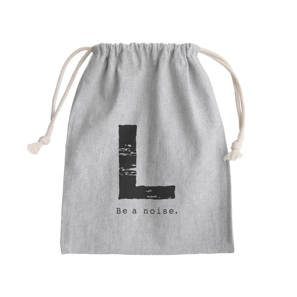 noisie_jpの【L】イニシャル × Be a noise. Mini Drawstring Bag