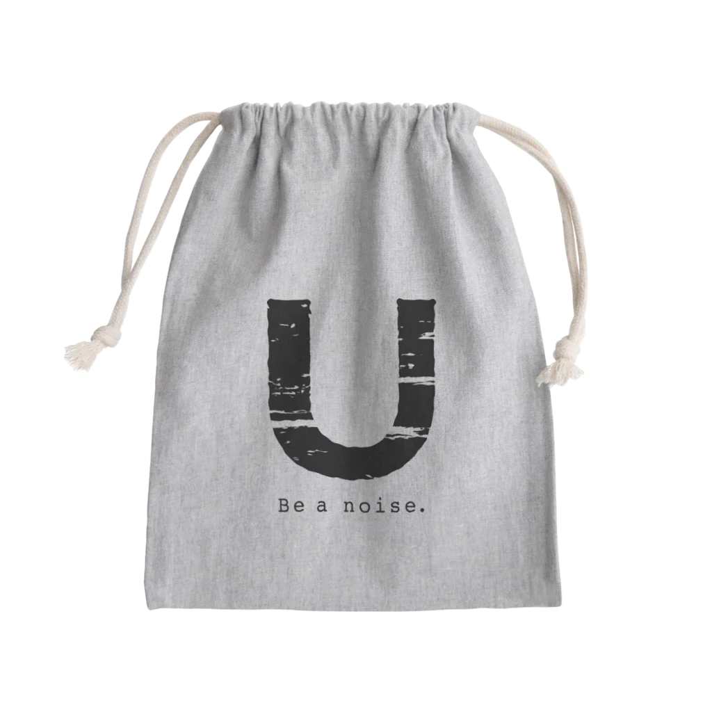 noisie_jpの【U】イニシャル × Be a noise. Mini Drawstring Bag