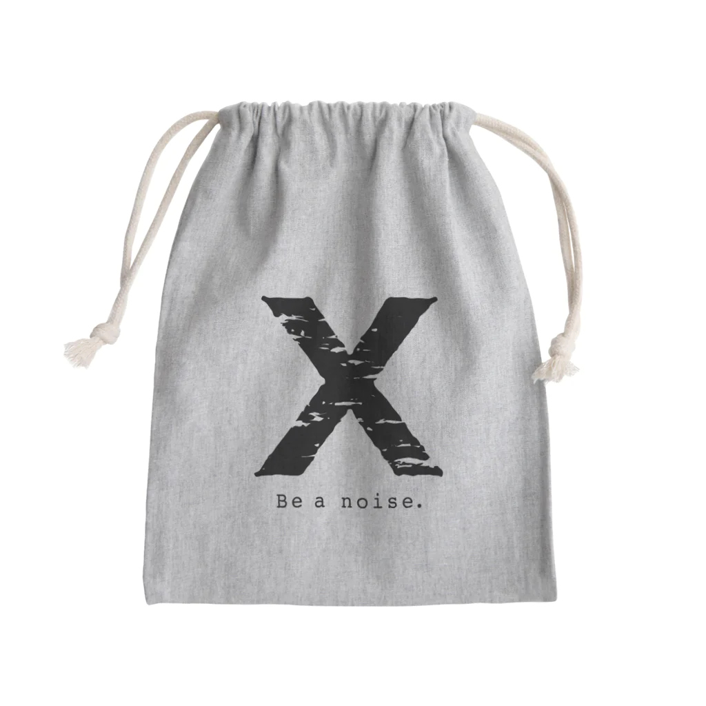 noisie_jpの【X】イニシャル × Be a noise. Mini Drawstring Bag