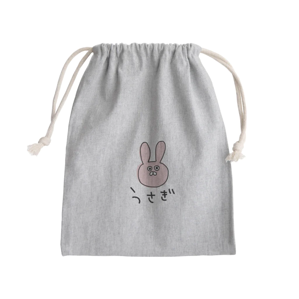 とまぺちーののうさぎ Mini Drawstring Bag