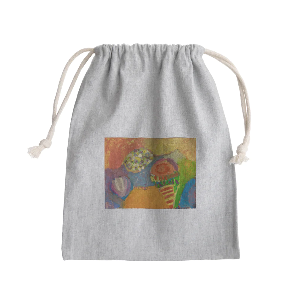 ムスメアートのOil art 2 Mini Drawstring Bag